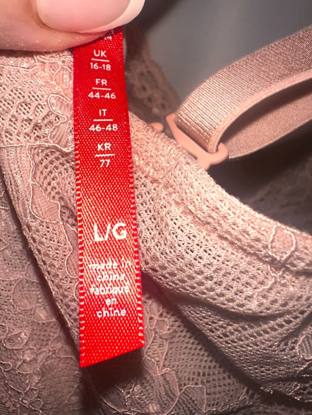 SPANX Lace-Trim Shaping bodysuit in Blush - Picture 6 of 7